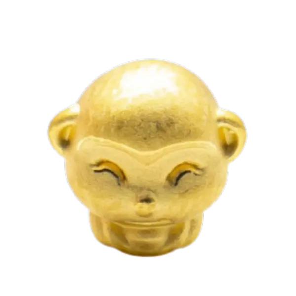 Charm Vàng 24K Kim Thân Ôm Thỏi Vàng MS06