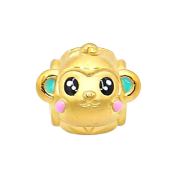 Charm Vàng 24k Kim Thân Trụ Chữ Phúc
