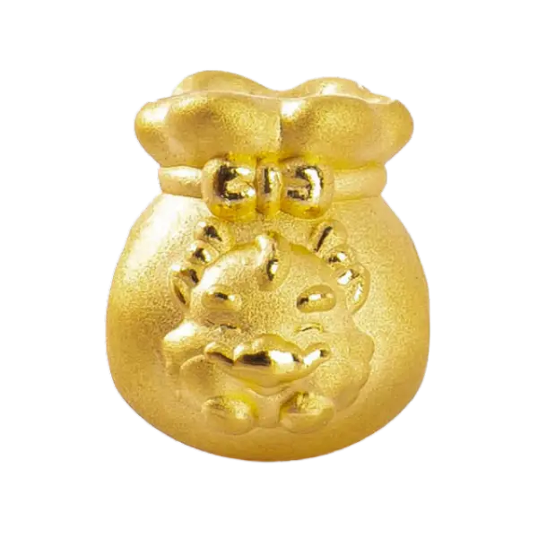 Charm Vàng 24K Kim Thìn Bao Đựng Tiền