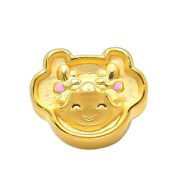 Charm Vàng 24K Kim Thìn Khánh Vàng Chữ Phúc