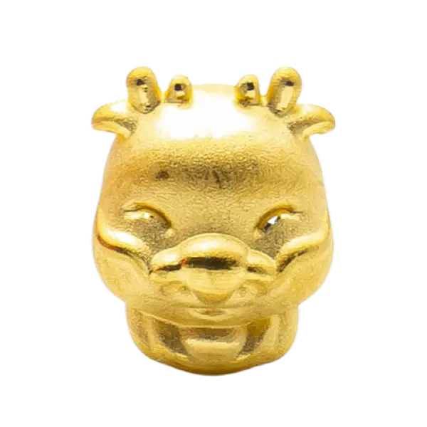 Charm Vàng 24K Kim Thìn Ôm Thỏi Vàng MS06