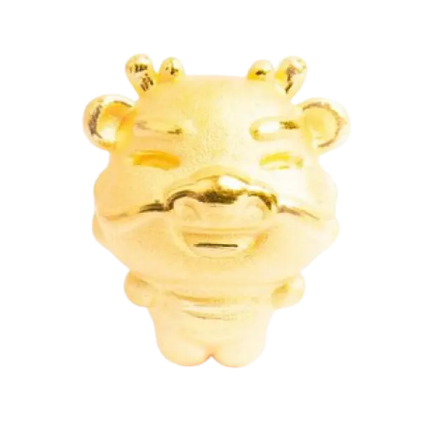 Charm vàng 24k Kim Thìn phát tài