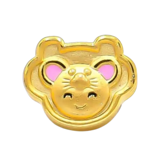 Charm Vàng 24K Kim Tí Khánh Vàng Chữ Phúc