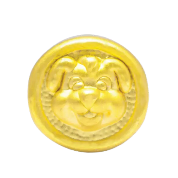 Charm Vàng 24K Kim Tuất bánh bao