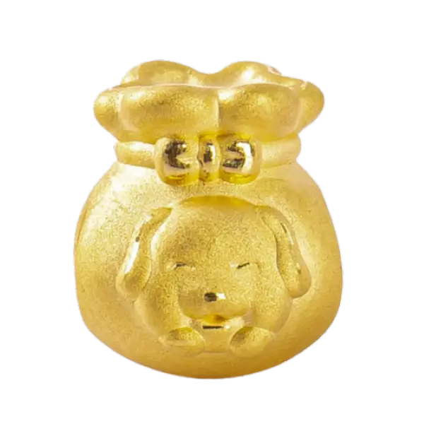 Charm Vàng 24K Kim Tuất Bao Đựng Tiền