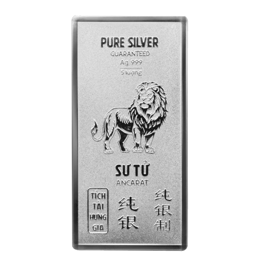 Bắc Sư Tử 5 lượng .999 Silver Bar