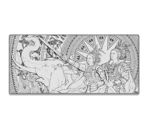 1985 năm khởi nghĩa Hai Bà Trưng 1 lượng .999 Silver Bar