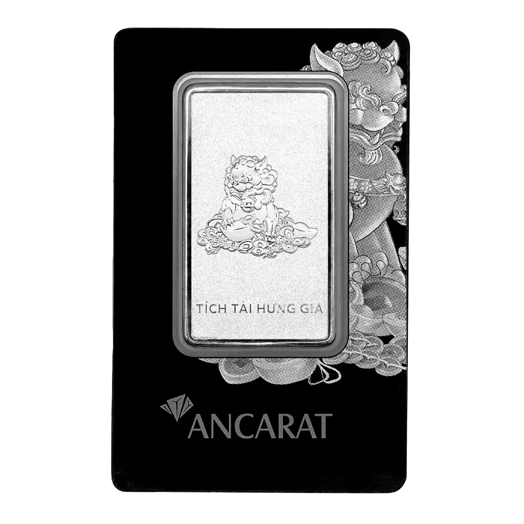 Bạch Lân Thịnh Vượng 1 Lượng .999 Silver Bar