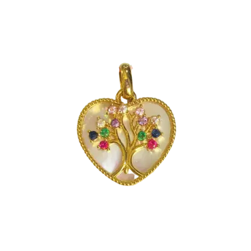 [AG7502.M168.527] Mặt dây Vàng 18K Golden Tree Of Life