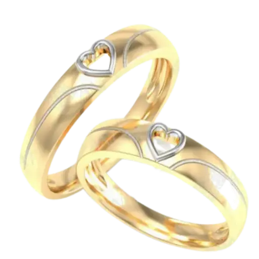 [AG7502.N237.0227] Nhẫn cưới Vàng – 0227