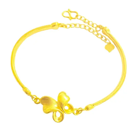 [AG9992.L024.002] Lắc tay Vàng 24K Hồ điệp ES65