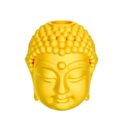 [AG9992.C057.002] Charm Vàng 24K Phật Đầu