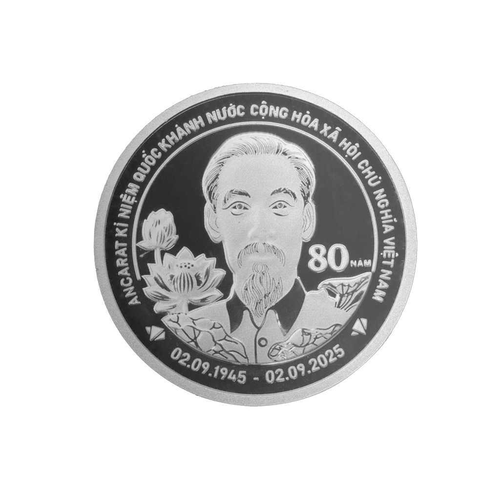 Xu Bạc Kỷ Niệm 80 Năm Quốc Khánh 1 Chỉ .999