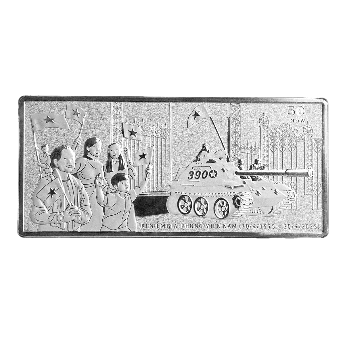 50 Năm Giải Phóng Miền Nam 1 Lượng .999 Silver Bar